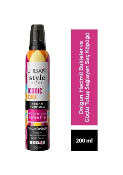 Hacimli Bukleler Sağlayan Saç Köpüğü Vegan 200 Ml