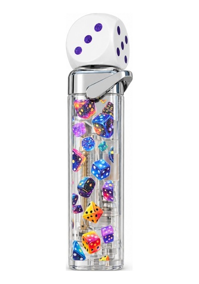 Hunter Tek Torch Pürmüz 3d Zar Design Işıklı Puro Çakmağı Ack008