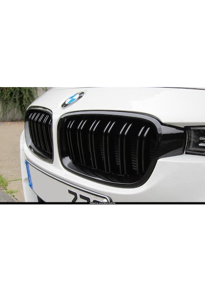 Bmw F30 3 Serisi Siyah Piano Black Ön Panjur / Böbrek 2 Adet