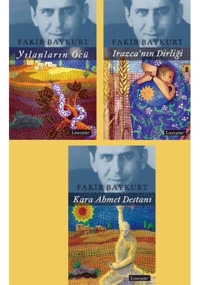 Irazca Üçlemesi - Yılanların Öcü Üçlemesi Seti - 3 Kitap Takım - Fakir Baykurt - Literatür Yayıncılık