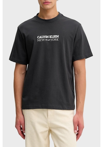 Calvin Klein Erkek T Shirt Lv04re833g 8mn Gri Gri