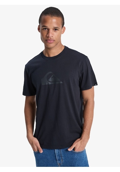 Quiksilver Quıksılver Ev Comp Logo Erkek Anthracite - Solid T-shırt Eqyzt08182-11783 Siyah