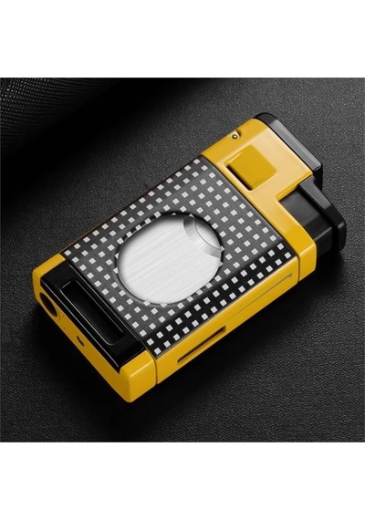 Cm0650 3 Jet Torch Kesicili Puro Çakmağı Sarı Krom