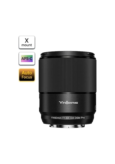 Yongnuo YN50mm F1.8X DA DSM PRO Fujifilm X Mount Uyumlu Otofokus Prime Lens
