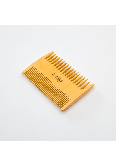 Doğal Çift Taraflı Şimşir Tarak 10 Cm Ultra Pürüzsüz Yüzey