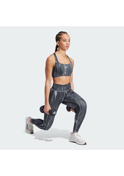 Adidas Powerimpact Training Medium-support 3-stripes Kadın Büstiyer C-adııw9961b30a00 Gri
