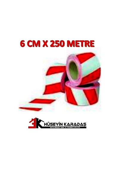 Ary Emniyet Şeridi Ikaz Bandı 6 Cm X 250 Metre