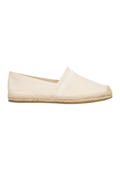 Tommy Hilfiger Frınge Canvas Closed Espadrılle Kadın Bej Günlük Ayakkabı - Fw0fw08881