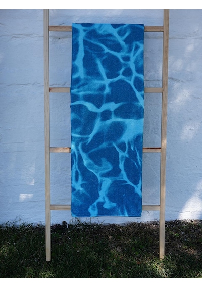 Kadife 100x180 Cm Desenli Modern Plaj Havlusu Baveno Desen001