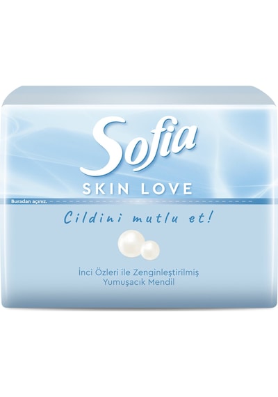 Sofia Skin Love Mini Mendil 75'li 5 Adet
