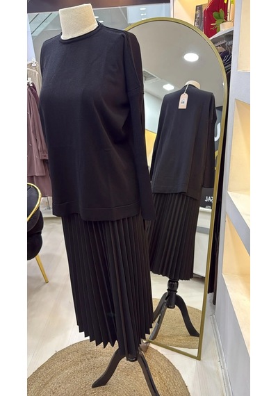 Nuss Triko Tunik Siyah 116
