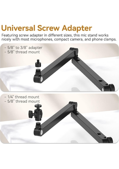 Ulanzi Tm01 Boom Arm Mikrofon Masa Standı T046gba1