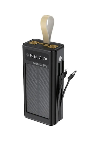 Pw-90 30.000 Mah Solar Powerbank 22.5w Hızlı Şarj Type-c Lightning Micro Usb Dahili Kablolu Lcd Göstergeli Led Fenerli Çok Renkli Pw-90 30.000 Mah Solar Powerbank 22.5w Hızlı Şarj Type-c Lightning Micro Usb Dahili Kablolu Lcd Göstergeli Led Fenerli Çok Renkli