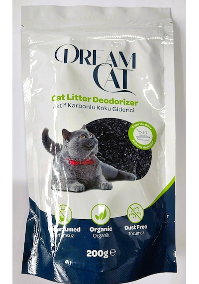 Dream Cat Aktif Karbonlu Kedi Kumu Koku Giderici 3 x 200 G