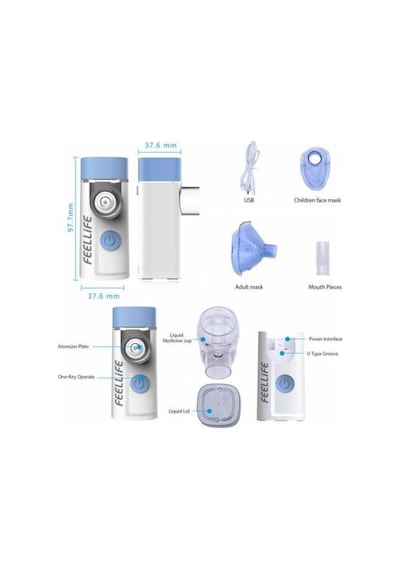 Şarjlı Feellife Air Pro 3 Mesh El Tipi Nebulizatör