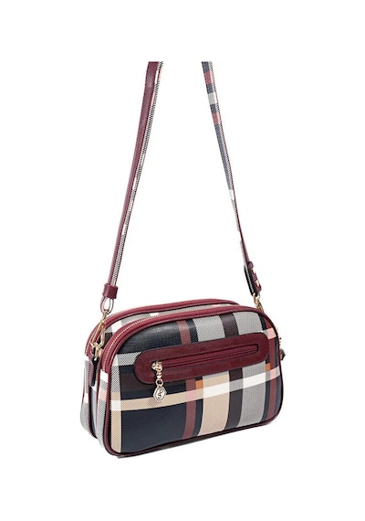 Silver & Polo Silver Polo Kadın Çapraz Çanta Sp745-m6 Siyah-bordo
