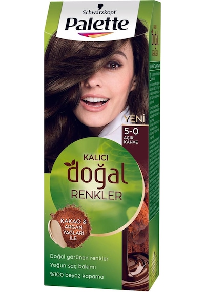 Palette Saç Boyası 5 - 0 Açık Kahve Kalıcı Doğal Renkler