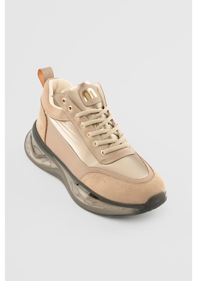 Mubiano Kadın Sneaker Kalın Tabanlı Bağcıklı Myra Vizon Vizon Mubiano Kadın Sneaker Kalın Tabanlı Bağcıklı Myra Vizon Vizon