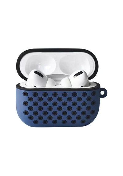 Newface Apple Airpods Uyumlu Pro 2 2.nesil Spor Delikli Kılıf - Lacivert-siyah