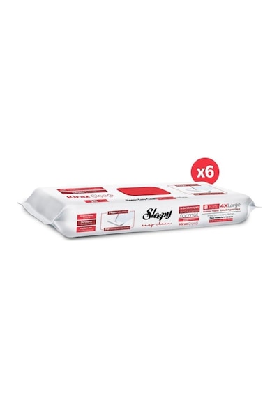 Sleepy Easy Clean Kiraz Çiçeği Mopa Uyumlu Yer Temizlik Havlusu&mendili 6x20 120 Yaprak Beyaz