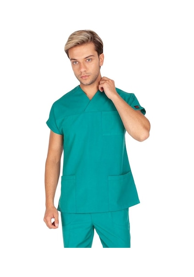 Erkek Doktor Hemşire Forması Scrubs Likralı Esnek Kumaş Hastane N (484485662)