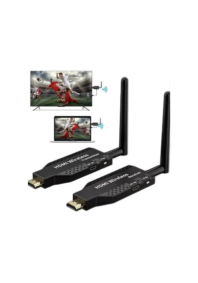Pm-19864 5.8g Kablosuz Hdmı Görüntü Aktarıcı 50 Metre Wireless Uzatıcı