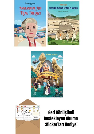 Anneannem Bir Film Yıldızı + Hititlerin Başkenti Hattuşa Yı Görelim Eğlenceli Tarih Serisi 3 + Kapadokya Perileri Efsanevi Yerler Serisi 1