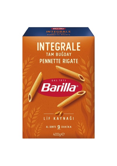 Barilla Tam Buğday Makarna 400g Kalem - Sağlıklı Ve Lezzetli 3'li Ekonomik Paket - 3 Adet Tarı