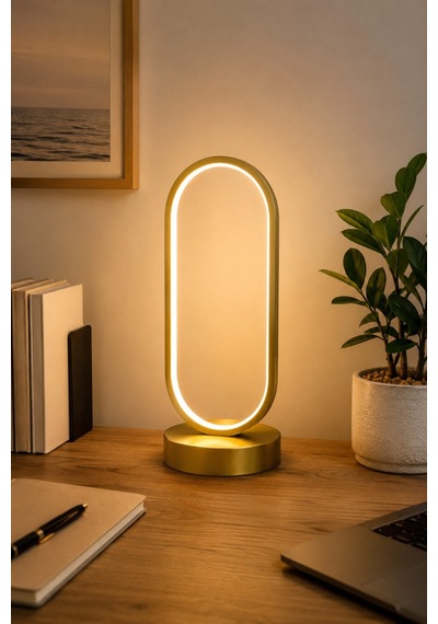 Zzez Eskitme Renk Gün Işığı Led Işıklı Modern Tasarım Led Masa Lambası - Abajur - Gece Lambası
