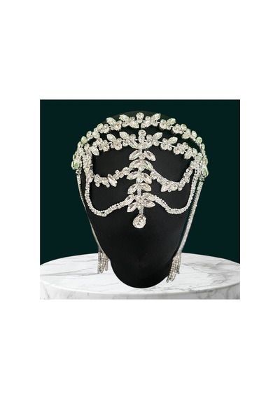 Bant Alınlık Gelin,kına,nişan,söz,after,bride,party Taç Gümüş - 729058943 Gümüş