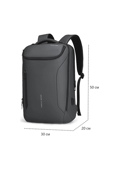 Mark Ryden Compacto Pro Çift Bölmeli Laptop Sırt Çantası Mr9031y Sj07 Gri Siyah