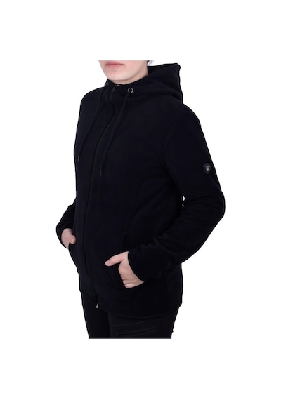 Ghassy Co.Kadın Kapşonlu Fermuarlı Polar Sweatshirt 152529819