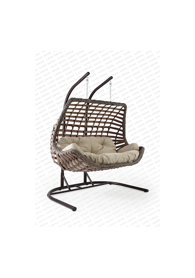 Cunda İkili Rattan Salıncak