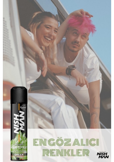 Nish Man Renkli Saç Spreyi 150 ML