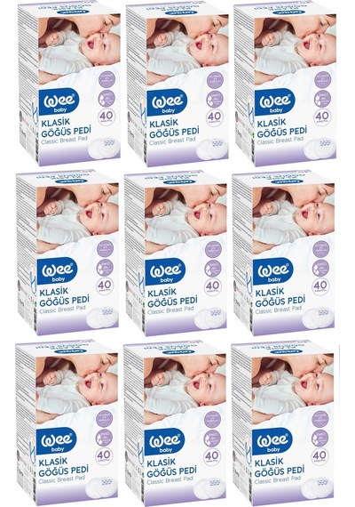 Wee Baby Klasik Göğüs Pedi (30+10 Lu) 360 Adet (9Pk*40)