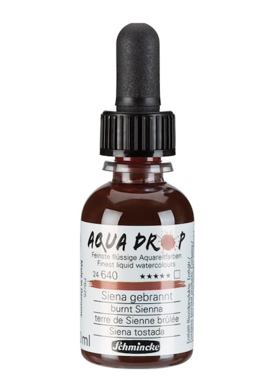 Schmincke Aqua Drop Sıvı Suluboya 30ml - Burnt Sienna