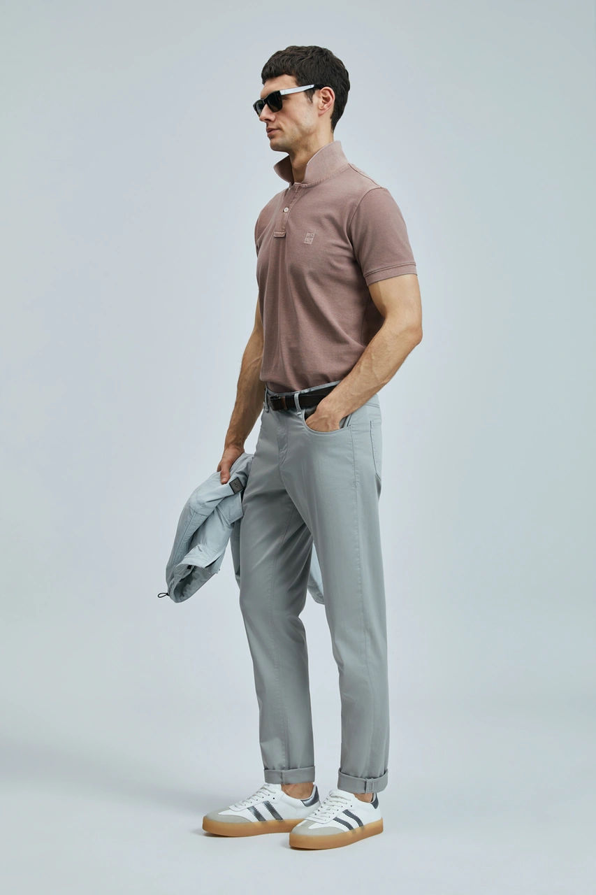 Lufian Helt Spor 5 Cep Erkek Pantolon Slim Fit Grey Grey 111190347100151 Grey