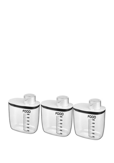 3 Lü Çok Amaçlı Erzak Kabı 1300 Ml.