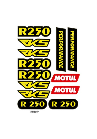 Sticker Seti Rks R250 Tasarımlı Grenaj Kaplama 03 Nötr
