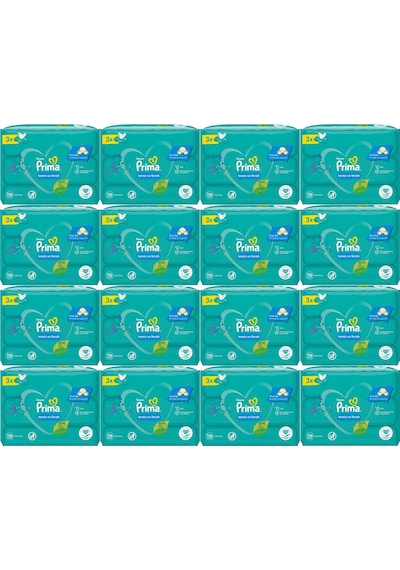 Prima Islak Havlu Mendil Temiz Ve Ferah Bebek Kokulu (48 Li Set)