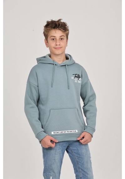Toontoy Kids Toontoy Erkek Çocuk Tnty Nakışlı Sweatshirt Mavi