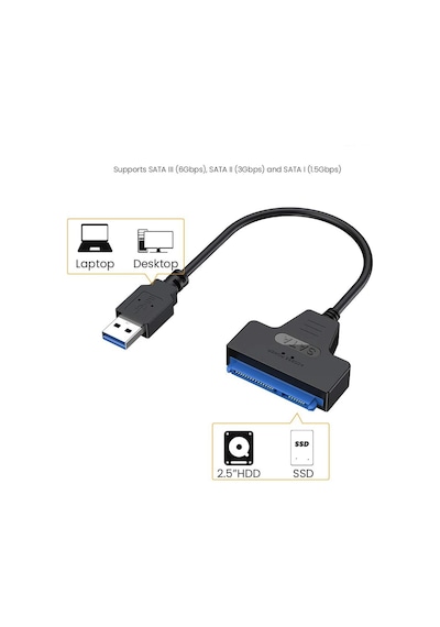 Usb 3.0 Sata Çevirici Kablo 2 5 Inç Ssd Ve Hdd Için Sata