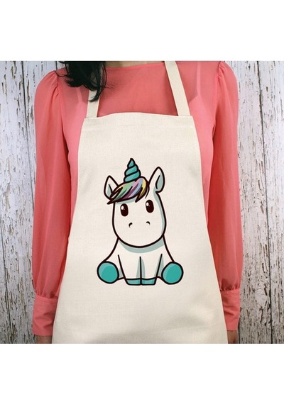 Minik Unicorn Su İtici Özellikli Mutfak Önlüğü