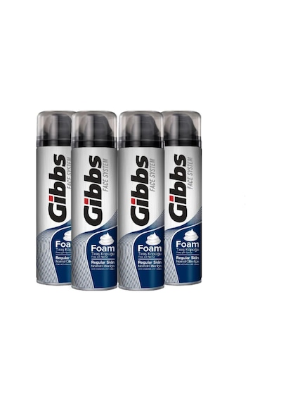Gibbs Regular Tıraş Köpüğü 4 x 200 ML