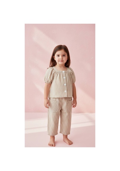 Poala Kids Karpuz Kol Takım Krem