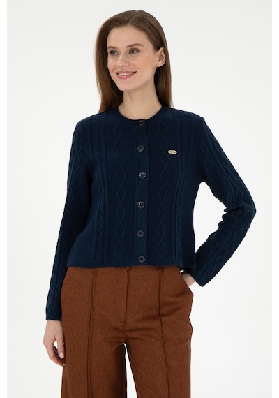 U.s. Polo Assn. Kadın Lacivert Hırka Triko 50297097-vr033 Lacivert