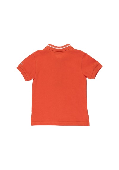 Erkek Bebek Oranj Polo Yaka Tişört Çok Renkli