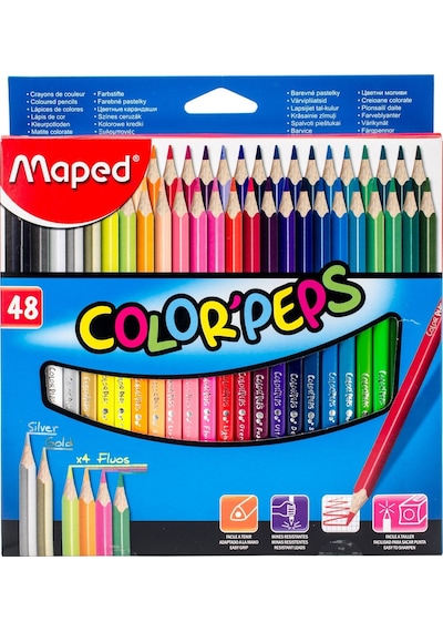Maped Color Peps 48 Renk Kuru Boya