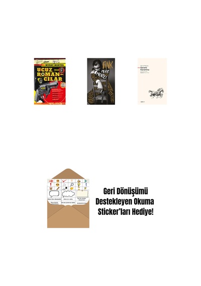 Ucuz Romancılar + Fink Ciltli + Garanti Karantina + Okuma Sticker'ları
