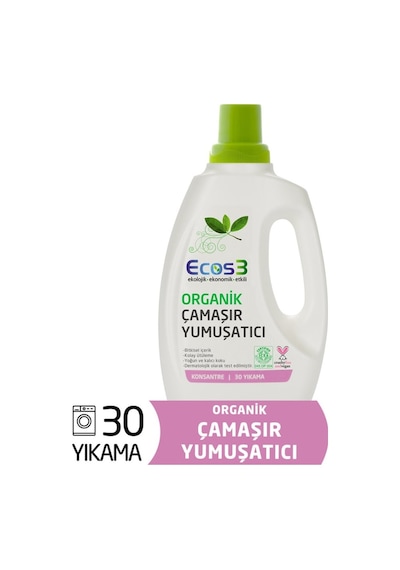 Ecos3 Organik Çamaşır Yumuşatıcısı 750 ML
